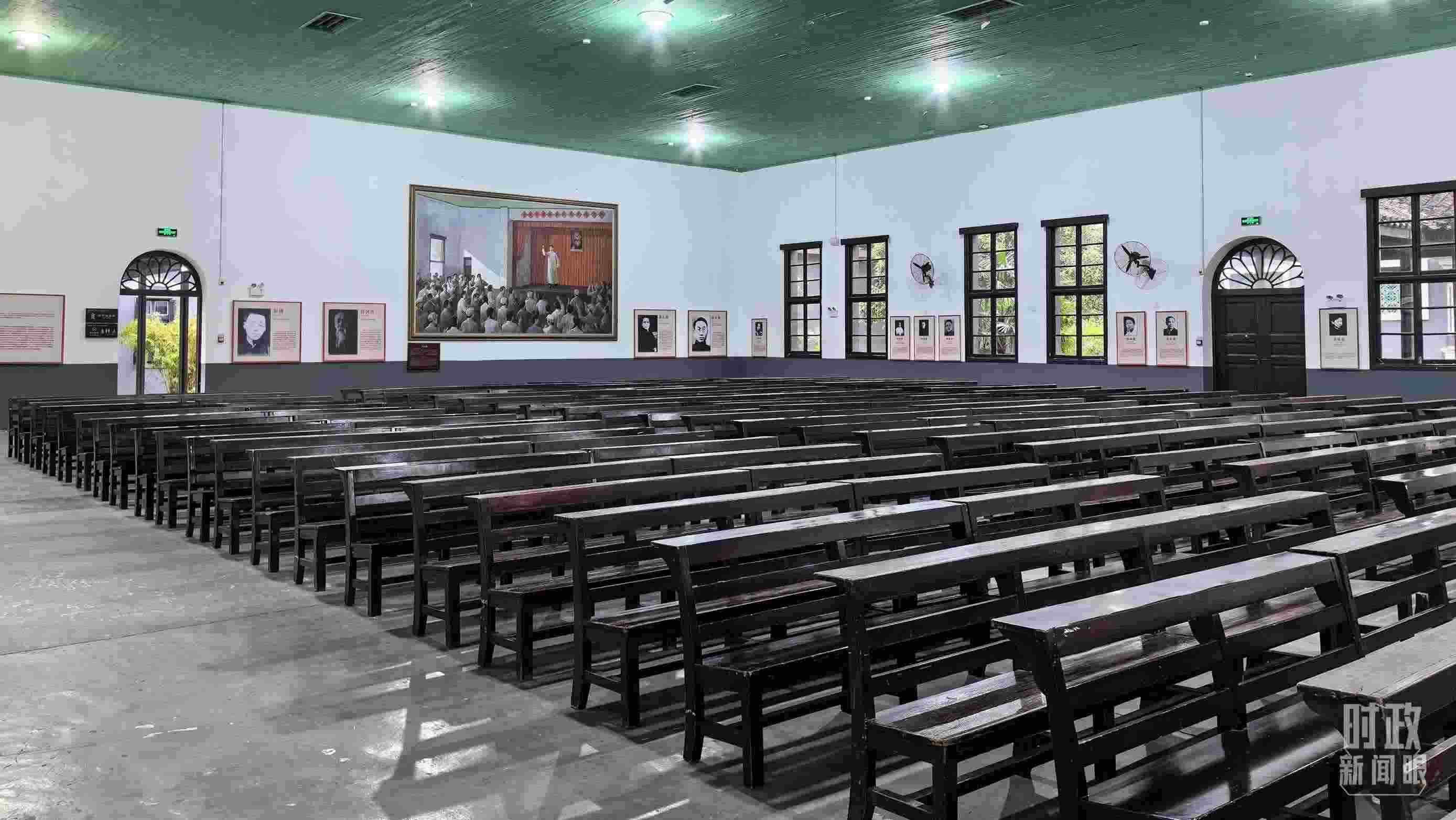 △湖南第一師范學(xué)院（城南書院校區(qū)）大禮堂。（總臺(tái)央視記者趙化拍攝）