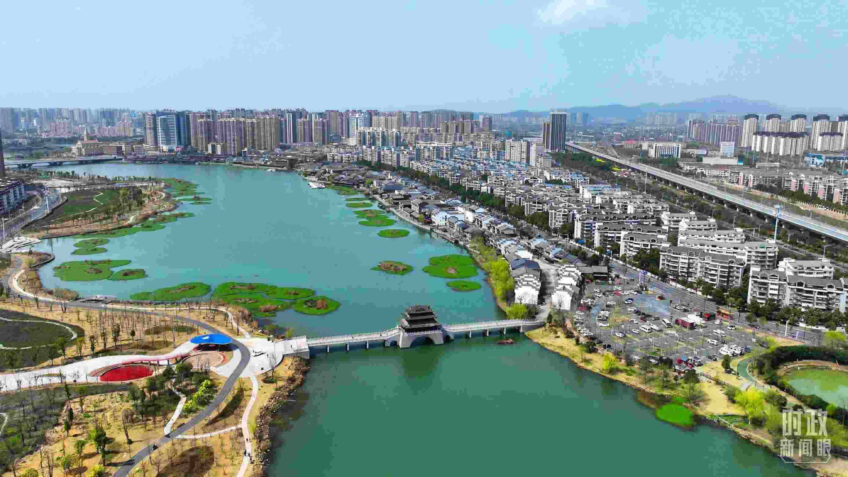 湖南常德。此次座談會前，習(xí)近平在長沙、常德兩地實地考察。（總臺央視記者范凱拍攝）