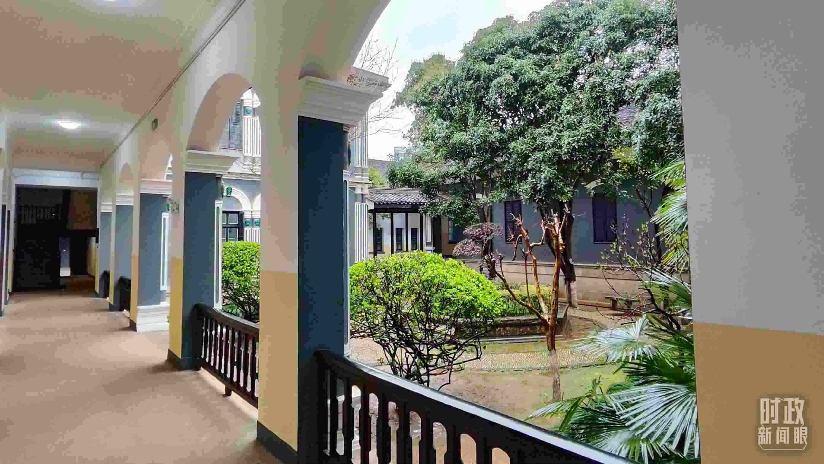 △湖南第一師范學院（城南書院校區(qū)）。（總臺央視記者覃思、郭曉龍拍攝）