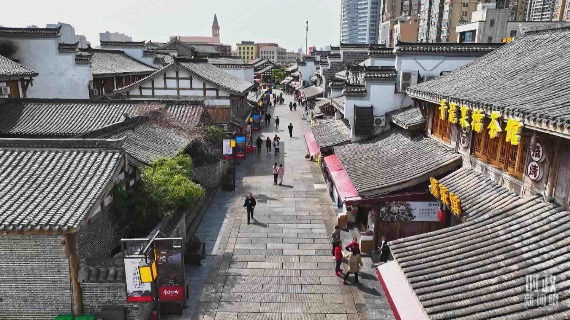 △常德河街。（總臺記者姚鵬、溫盛強拍攝）