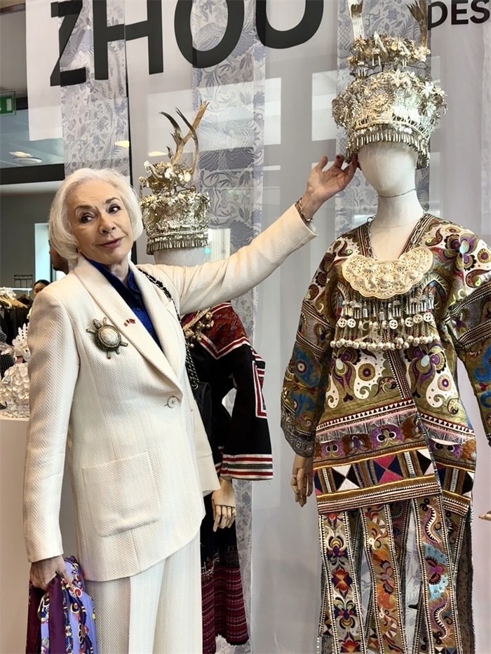 法國友人參加2024多彩貴州文化和旅游推廣周活動。主辦方供圖