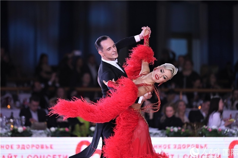 第五屆“克里姆林宮杯”國標(biāo)舞錦標(biāo)賽現(xiàn)場。于子恒攝