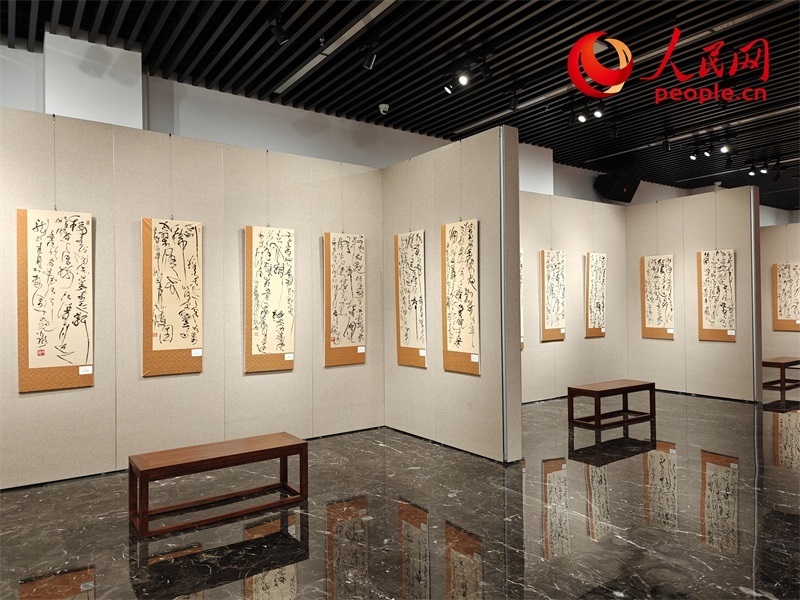 展廳現(xiàn)場(chǎng)。人民網(wǎng)記者 韋衍行攝