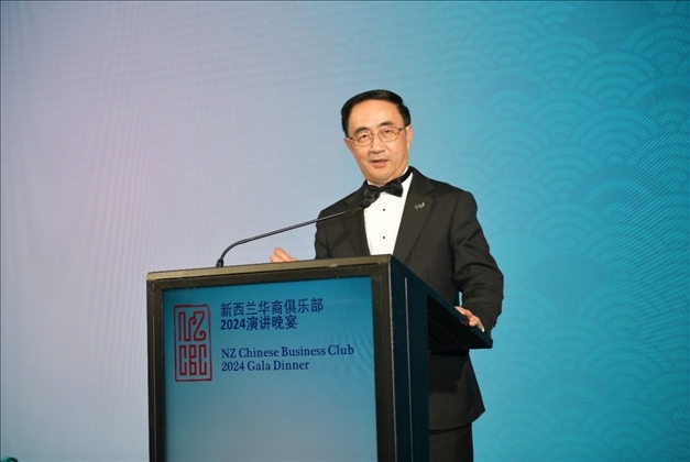 新西蘭華商俱樂部和華商聯(lián)合總會主席楊健。主辦方供圖