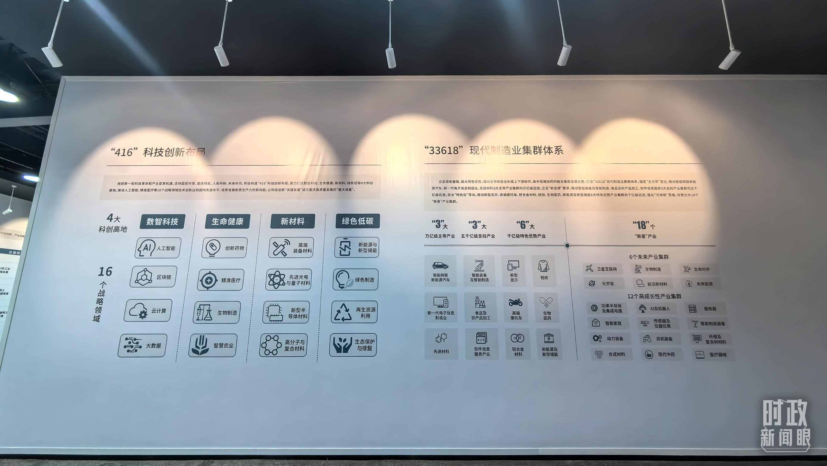 △重慶科技創(chuàng)新和產(chǎn)業(yè)發(fā)展成果展示。（總臺(tái)央廣記者潘毅拍攝）