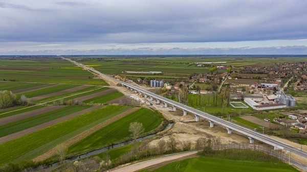 匈塞鐵路塞爾維亞境內。中國鐵路國際有限公司供圖