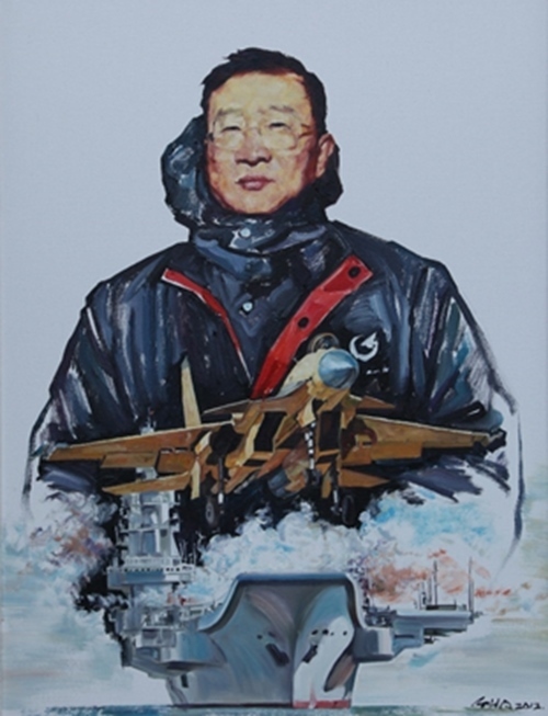 《羅陽》油畫。校方供圖