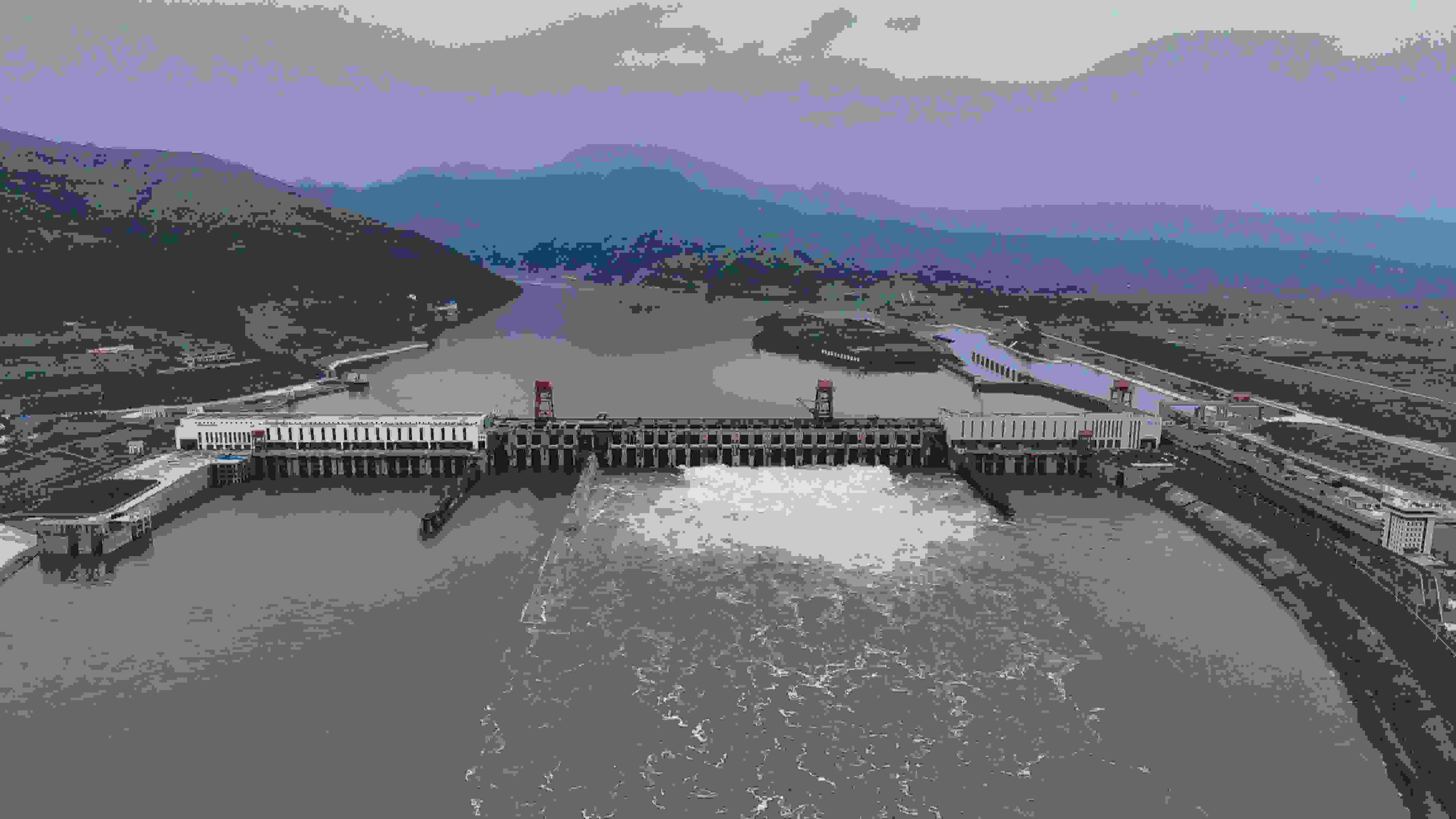 大藤峽水利樞紐精準(zhǔn)調(diào)度保障防洪安全。受訪者供圖