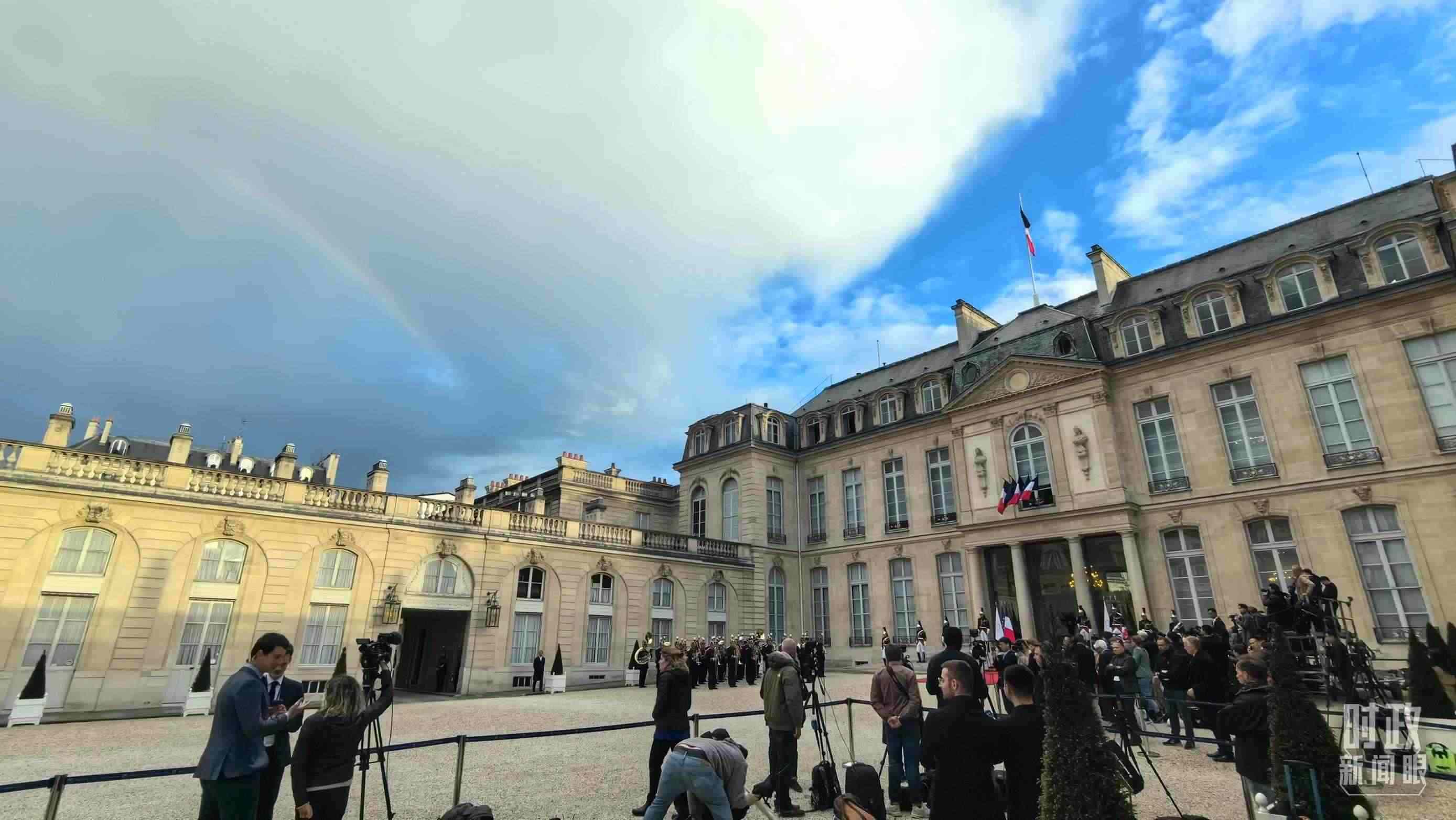 △愛(ài)麗舍宮。（總臺(tái)央視記者馬超拍攝）