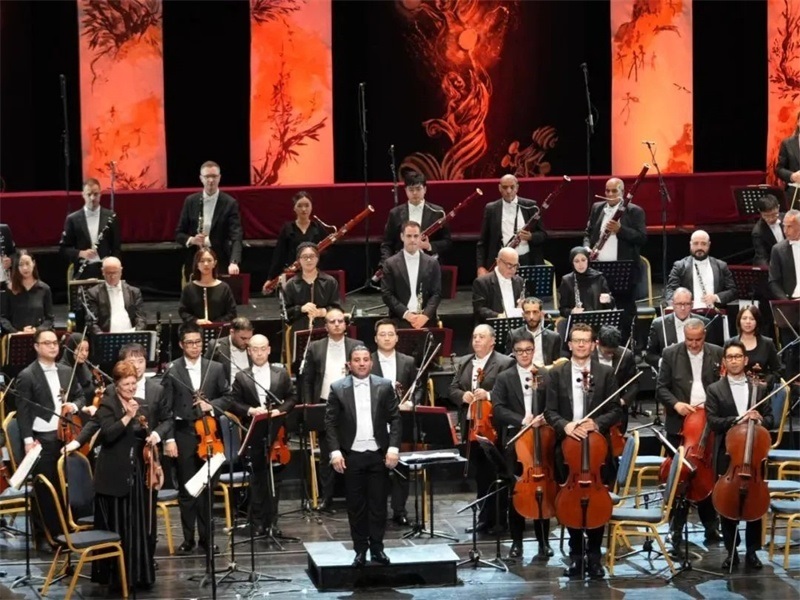 阿爾及爾歌劇院交響樂團演出活動現(xiàn)場。蘇州交響樂團供圖