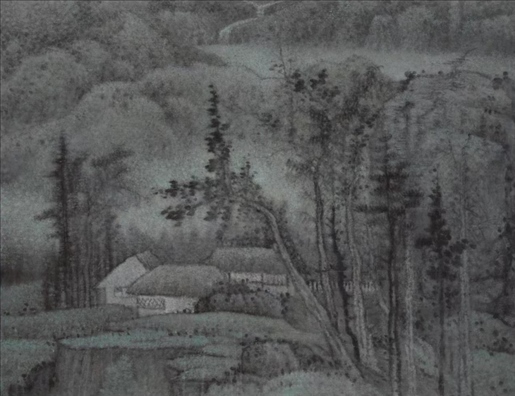 王秦生畫作《晨寂》。主辦方供圖