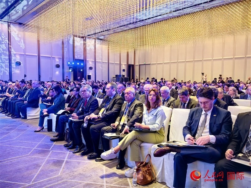 中國(guó)—巴西商業(yè)研討會(huì)現(xiàn)場(chǎng)。人民網(wǎng)記者 符園園攝