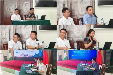 青年外交官們介紹了中國有關(guān)外交政策、對非對尼政策、等情況，并就學(xué)生們關(guān)心的問題解答。駐拉各斯總領(lǐng)館供圖