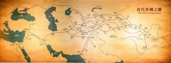 唐代絲綢之路，經(jīng)過新疆眾多地區(qū)。（圖片來源：視覺中國）