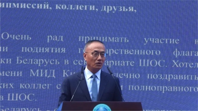 外交部副部長(zhǎng)陳曉東出席活動(dòng)并致辭。主辦方供圖