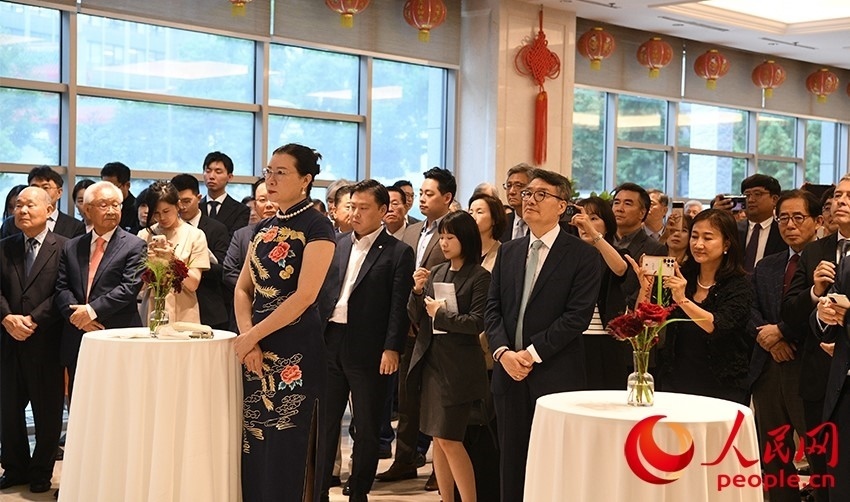 招待會現(xiàn)場。人民網(wǎng) 李帆攝