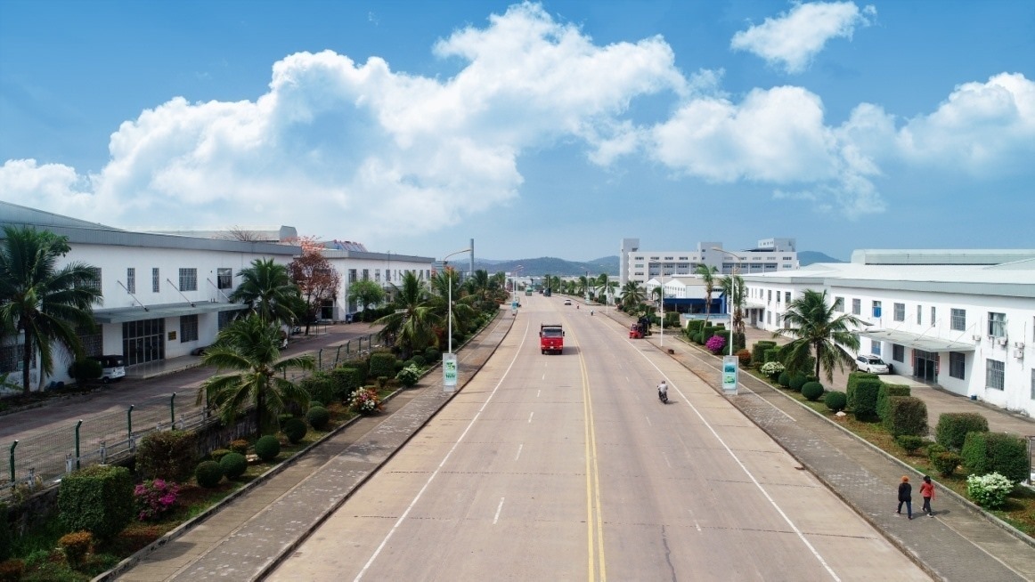 西哈努克港經(jīng)濟(jì)特區(qū)園區(qū)。西港特區(qū)公司供圖