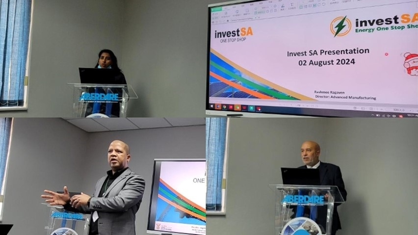 南非貿(mào)工部官員主旨演講。南中經(jīng)貿(mào)協(xié)會(huì)供圖