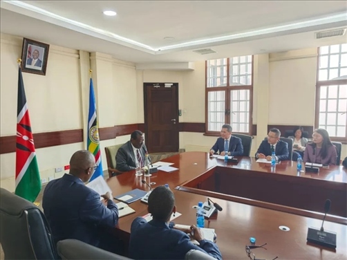 （座談會現(xiàn)場。駐肯使館供圖）