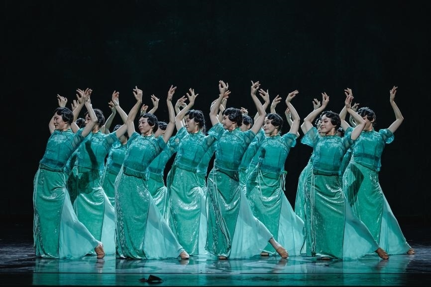 舞劇《熱血當(dāng)歌》演出現(xiàn)場(chǎng)。主辦方供圖