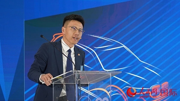 延鋒彼歐南非公司總經(jīng)理張?chǎng)沃罗o。人民網(wǎng) 張茜攝