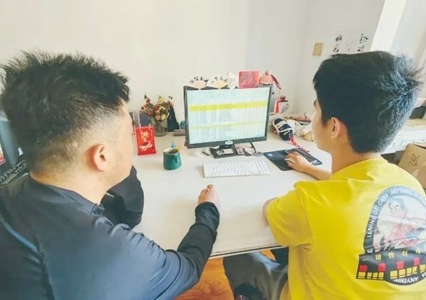 一起上課的畫面。北京航空航天大學供圖