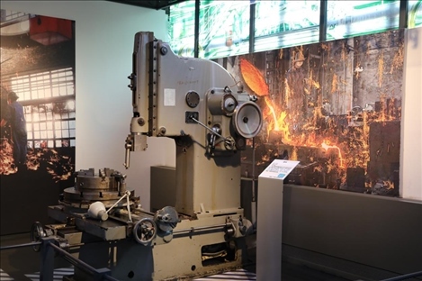 天水工業(yè)博物館內(nèi)景。新華社記者 馬莎 攝