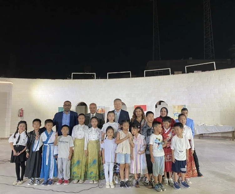 活動(dòng)現(xiàn)場合影。開羅中國文化中心供圖