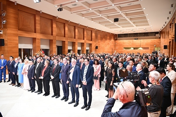 招待會現(xiàn)場。孫瑋 攝