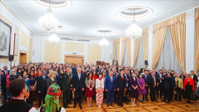 招待會現(xiàn)場。中國駐波蘭大使館供圖