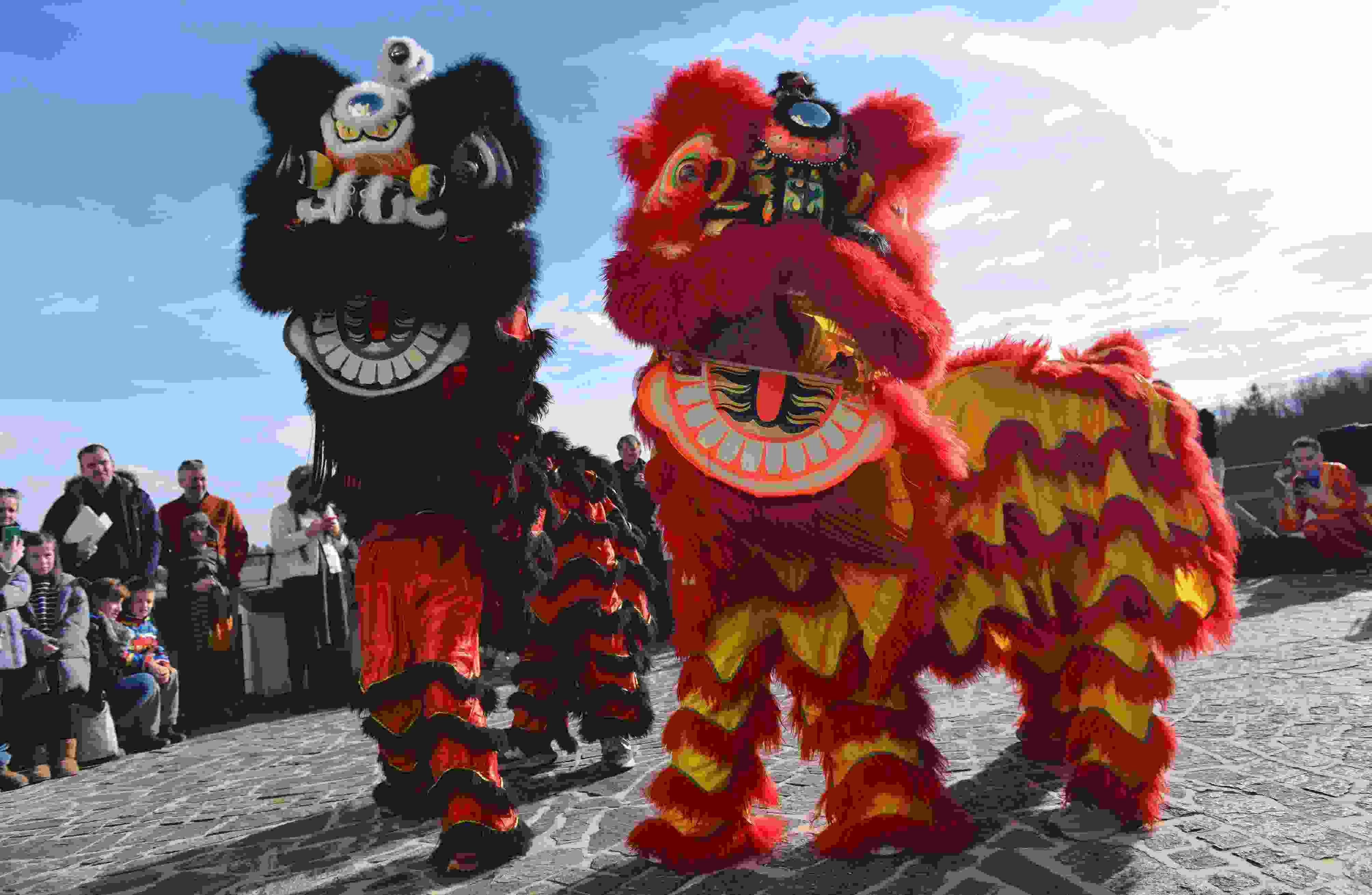 △當(dāng)?shù)貢r(shí)間2024年2月4日，克羅地亞克拉皮納，薩格勒布大學(xué)孔子學(xué)院舉辦一系列活動(dòng)，迎接中國(guó)農(nóng)歷龍年春節(jié)。