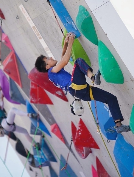 小運動員在比賽中。主辦方供圖