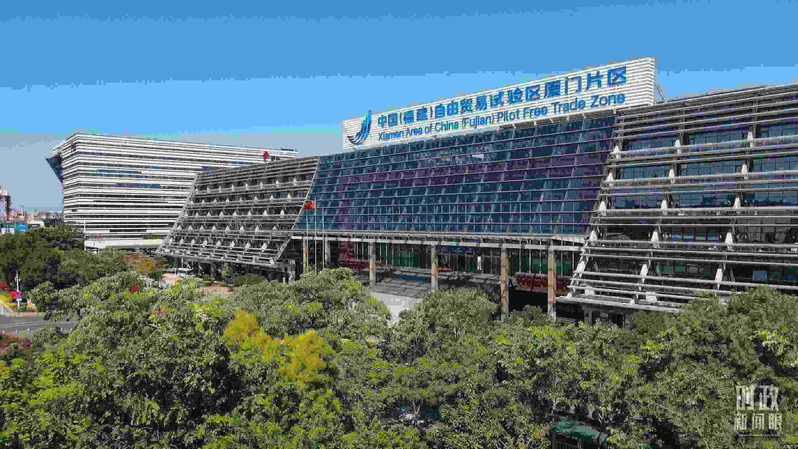 △中國（福建）自由貿(mào)易試驗(yàn)區(qū)廈門片區(qū)。（總臺(tái)記者鄭皓拍攝）