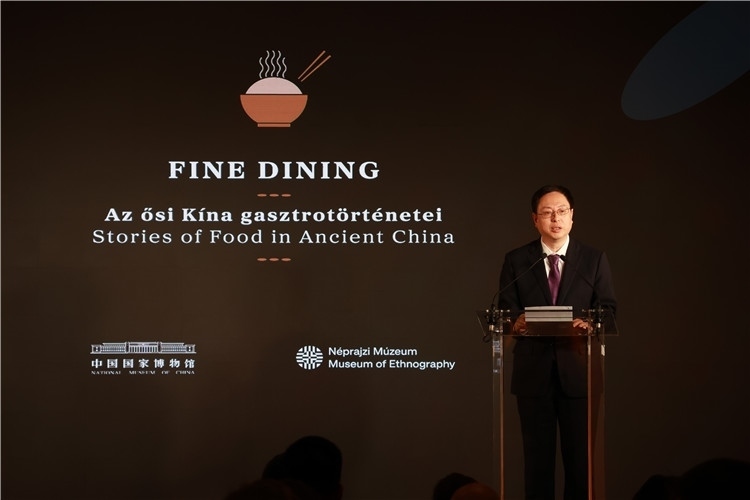 中國國家博物館副館長楊帆致辭。圖片由中國駐匈牙利大使館提供。