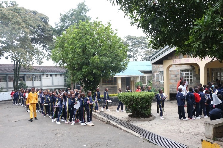 考場現(xiàn)場。埃格頓大學孔子學院供圖