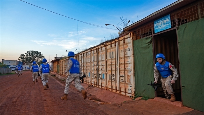 支援加強警戒點位。孫亞斌攝