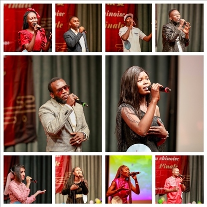 參與決賽的歌手。中國(guó)石油非洲公司供圖