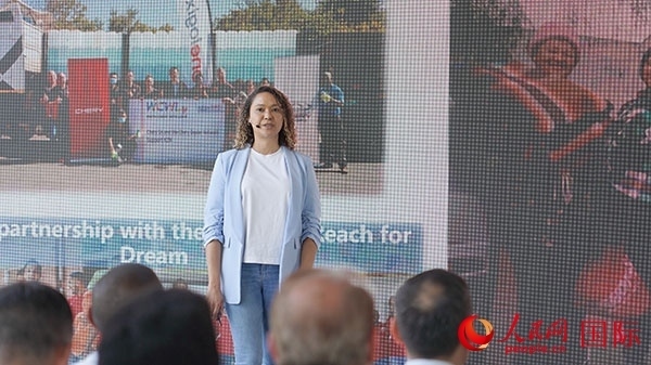 奇瑞南非公司全國市場經(jīng)理維倫·彼得森發(fā)言。人民網(wǎng) 張茜攝