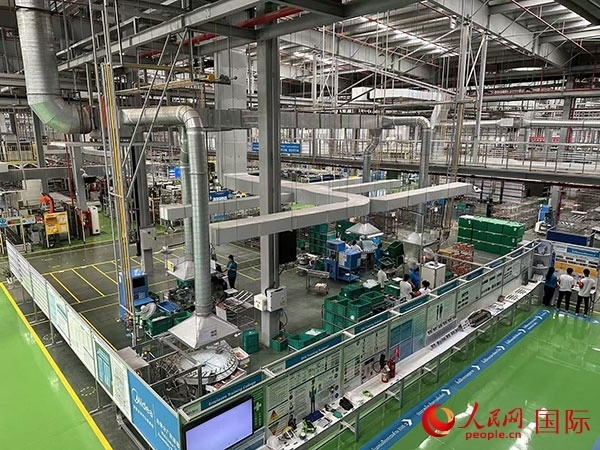 中企美的泰國(guó)工廠(chǎng)。人民網(wǎng)記者 簡(jiǎn)承淵攝