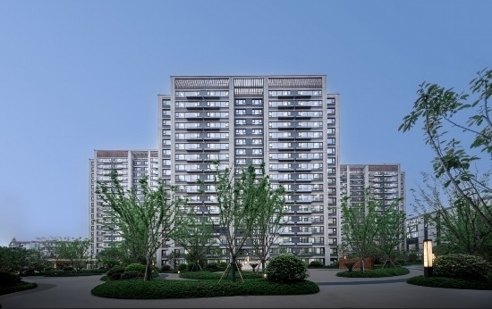 圖為改造后的中鐵臻庭小區(qū)整體外觀。王碩敏 攝