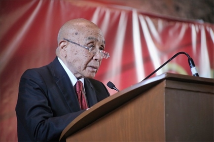 李子文致辭。主辦方供圖