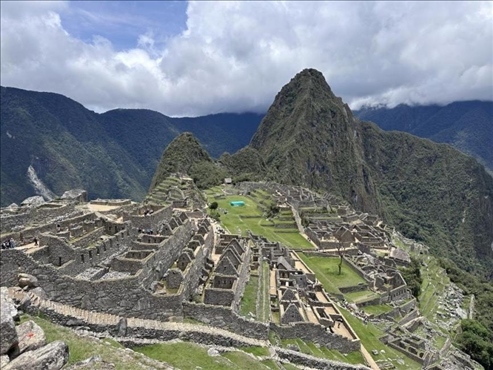 秘魯馬丘比丘古城遺址。本報記者 張朋輝 攝