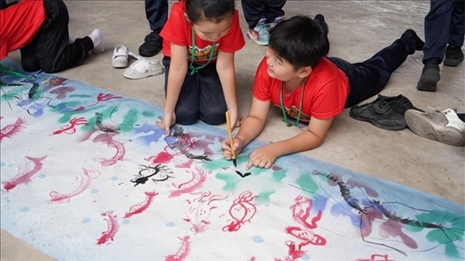 水墨畫教學。主辦方供圖