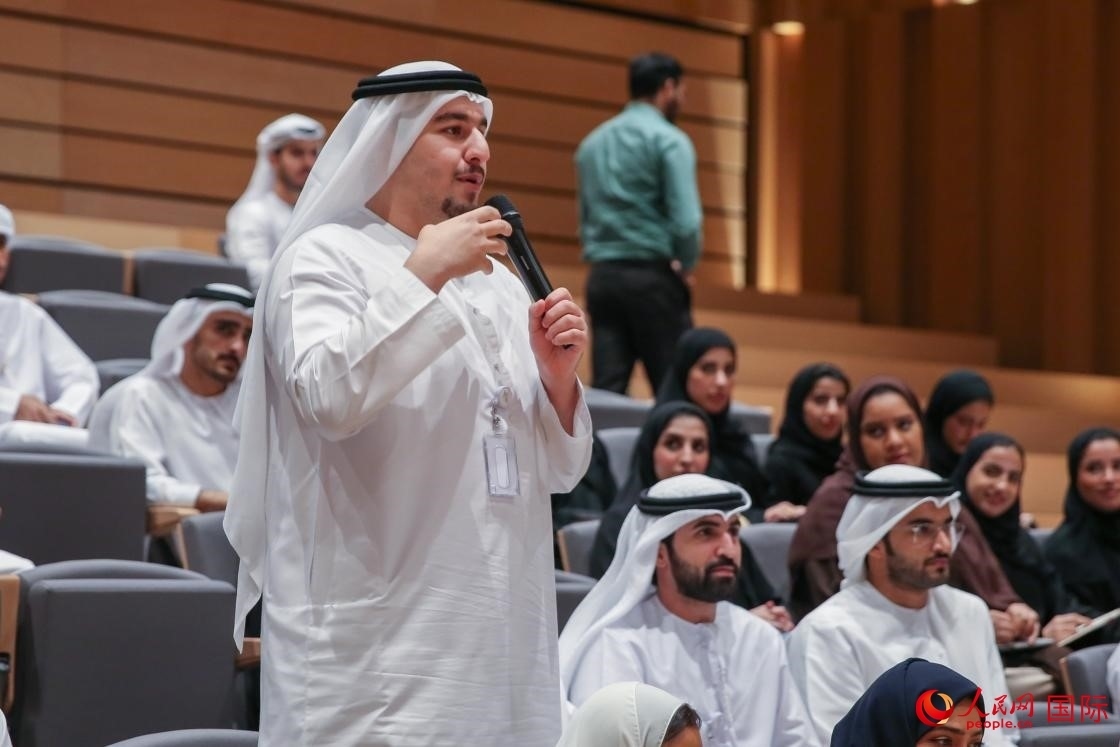 觀眾提問。人民網(wǎng) 塔里克·易卜拉欣攝