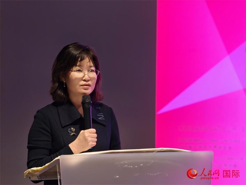 遼寧省文聯(lián)黨組書記、主席邵玉英致辭。人民網(wǎng)記者 于超凡攝