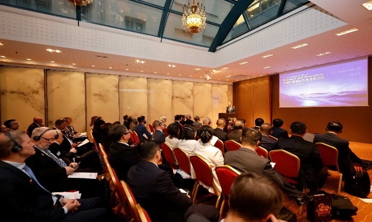 中瑞創(chuàng)新創(chuàng)業(yè)交流合作論壇活動現(xiàn)場。中國駐瑞典大使館供圖