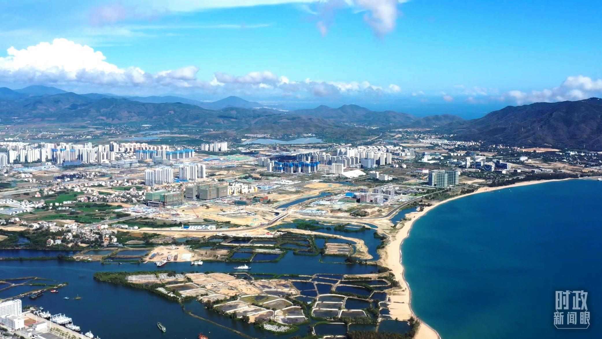 海南崖州灣科技城。（總臺記者張偉克拍攝）