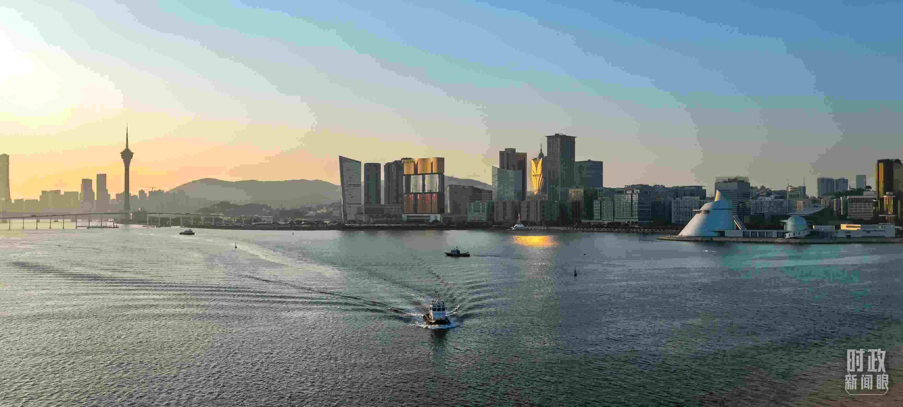 △澳門風光。（總臺央視記者王子杭拍攝）