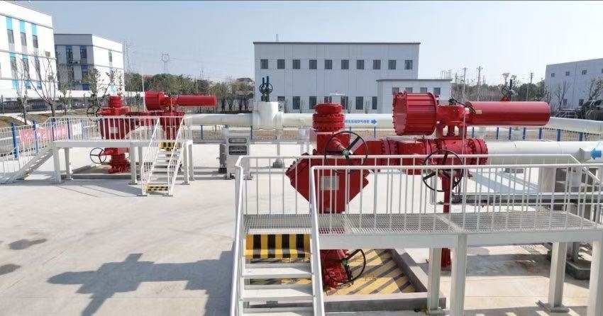 300兆瓦壓氣儲能示范工程鹽穴儲氣庫井場。受訪者供圖