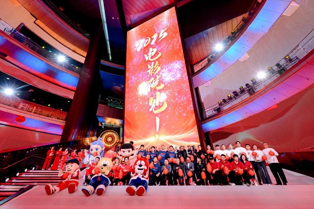 2025年春節(jié)檔電影主創(chuàng)合影。（圖片由主辦方提供）